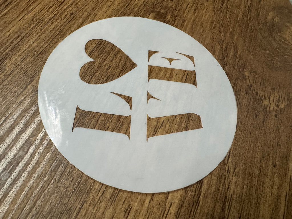 San Valentine Stencil