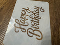 Happy Birthday Stencil